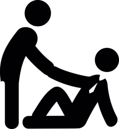 Helping Wounded Man Sticker Svg Vector, Free Vectors File
